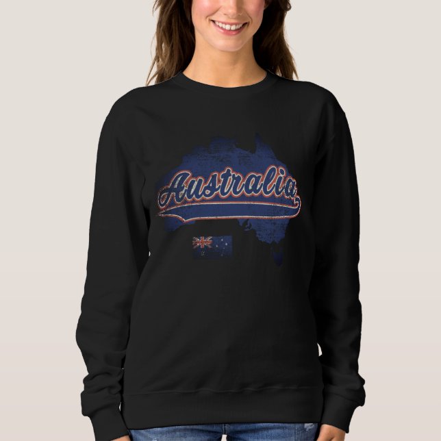 Sweatshirt Carte Australie (Devant)
