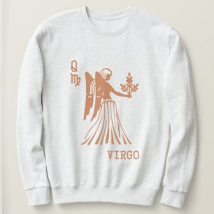 Sweatshirt Carte de jeu Anniversaire de la Reine Virgo Zodiac