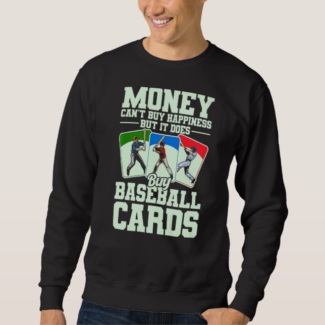 Sweatshirt Carte de sport Collector Funny Baseball Card Achet (Devant)