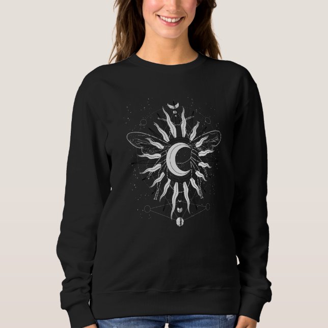 Sweatshirt Carte de Tarot Occulte Goth Grunge Gothique Punk   (Devant)
