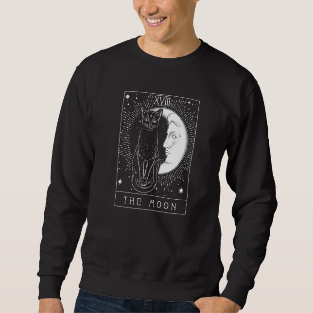 Sweatshirt Carte de Tarot XVIII La Lune   (Devant)