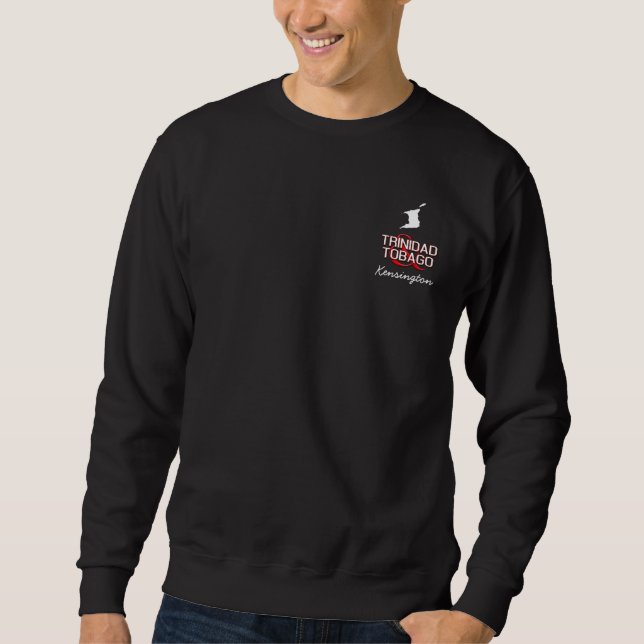 Sweatshirt Carte de Trinité-et-Tobago SOMBRe (Devant)