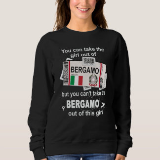 Sweatshirt Carte d'embarquement Bergame Fille de Bergame Berg