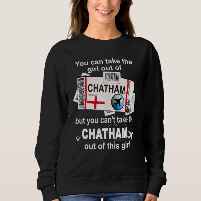 Sweatshirt Carte d'embarquement Chatham Fille de Chatham (Devant)