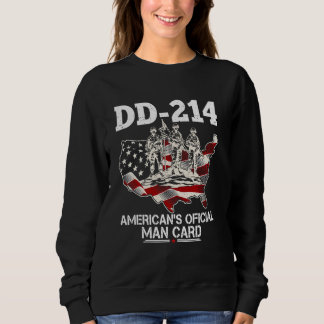 Sweatshirt Carte des vétérans américains de la carte officiel