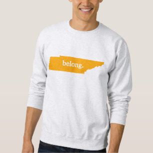 Sweatshirt Carte d'état du Tennessee Belong