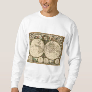 Sweatshirt Carte du monde 1660 par Frederick de Wit