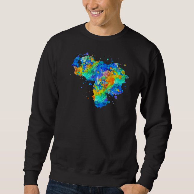 Sweatshirt Carte du Venezuela (Devant)