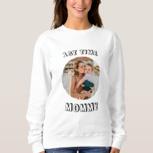 Sweatshirt Carte personnalisée pour la première fois 1ère Mam