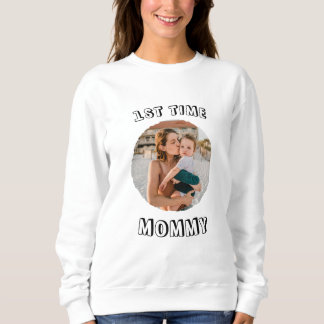 Sweatshirt Carte personnalisée pour la première fois 1ère Mam