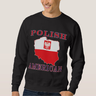 Sweatshirt Carte polonaise américaine