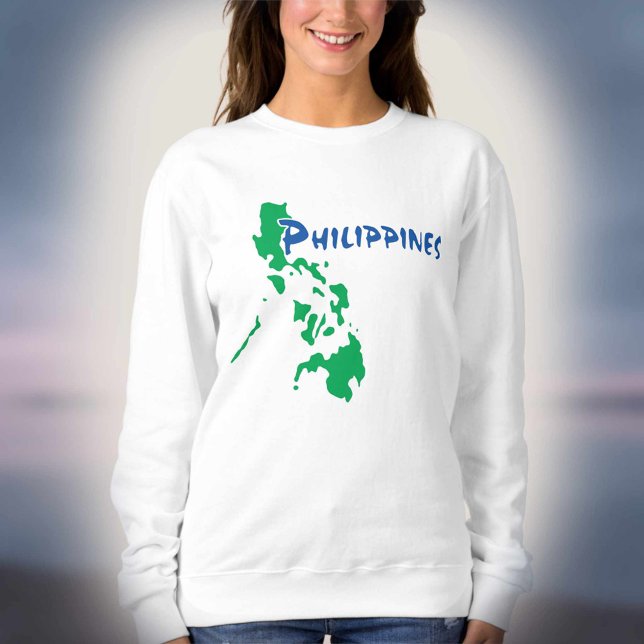 Sweatshirt Carte T-shirt Philippines (Créateur téléchargé)