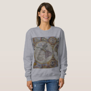Sweatshirt Carte vintage Thunder_Cove de voyageur du monde