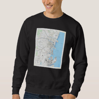 Sweatshirt Carte vintage Yokkaichi Japon 1945