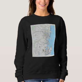 Sweatshirt Carte vintage Yokkaichi Japon 1945