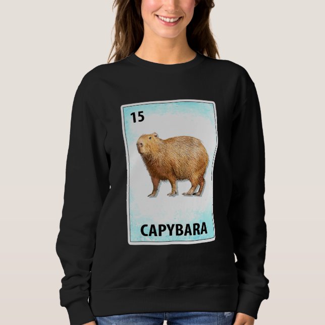 Sweatshirt Cartes Capybara Mexicaine (Devant)