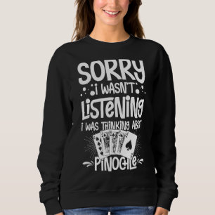 Sweatshirt Cartes de règles de jeu Pinochle Points de pont do