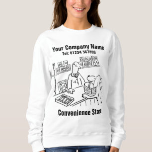 Sweatshirt Cartoon de Convenience Store