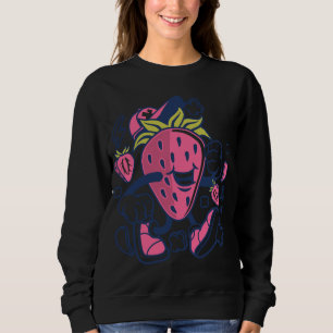 Sweatshirt Cartoon Fruit fraise Caractère drôle