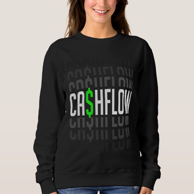 Sweatshirt Cashflow Cool Business (Devant)