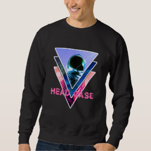Sweatshirt Casque astronaute Esthétique Vaporwave Space Art