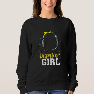 Sweatshirt Casque de fille Dispatcher Mince ligne jaune Moody