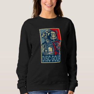 Sweatshirt Casque de golf de disque astronaute
