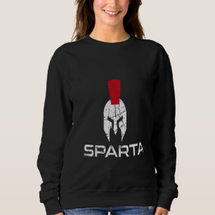 Sweatshirt Casque de guerrier King Of Sparta Gladiator Grèce 
