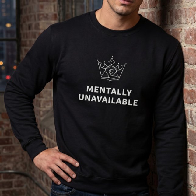 Sweatshirt Casquette de Baseball Mentalement Indisponible Noi (Créateur téléchargé)