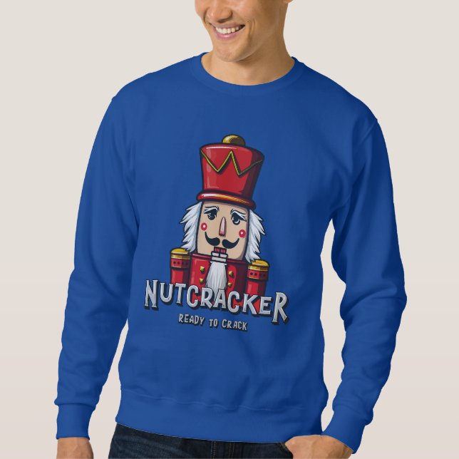 Sweatshirt Casse-noisette, Noël prêt à éclater (Devant)