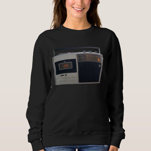 Sweatshirt Cassette Deck Audio Tape Recorder Cassette Player  (Devant)