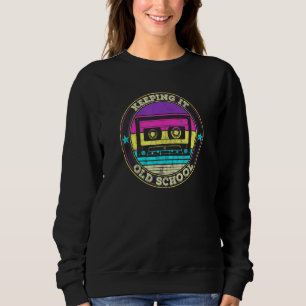 Sweatshirt Cassette Tape Musique Rétro 80s 90s Gareping It Ol