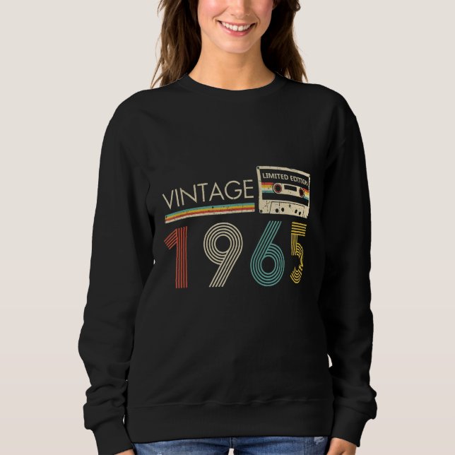 Sweatshirt Cassette vintage 1965 (Devant)