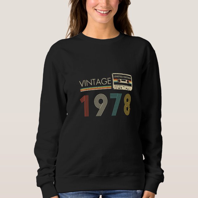 Sweatshirt Cassette vintage 1978 (Devant)