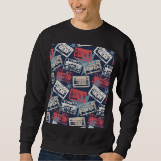 Sweatshirt Cassettes Vielles Musique Vintage sans couture