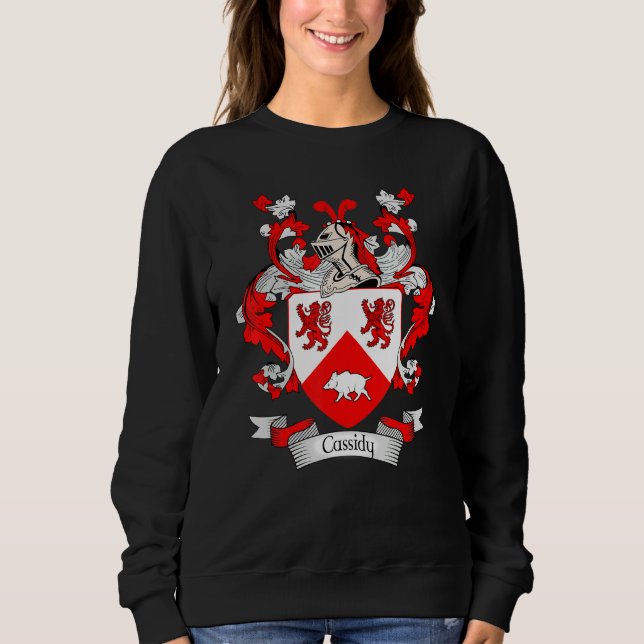 Sweatshirt Cassidy Armoiries Cassidy Nom De Famille Crest (Devant)