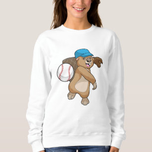 Sweatshirt Castor au Baseball Sports avec Casquette