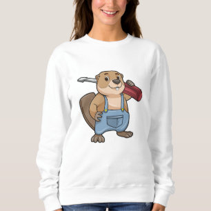 Sweatshirt Castor comme artisan avec tournevis à fente