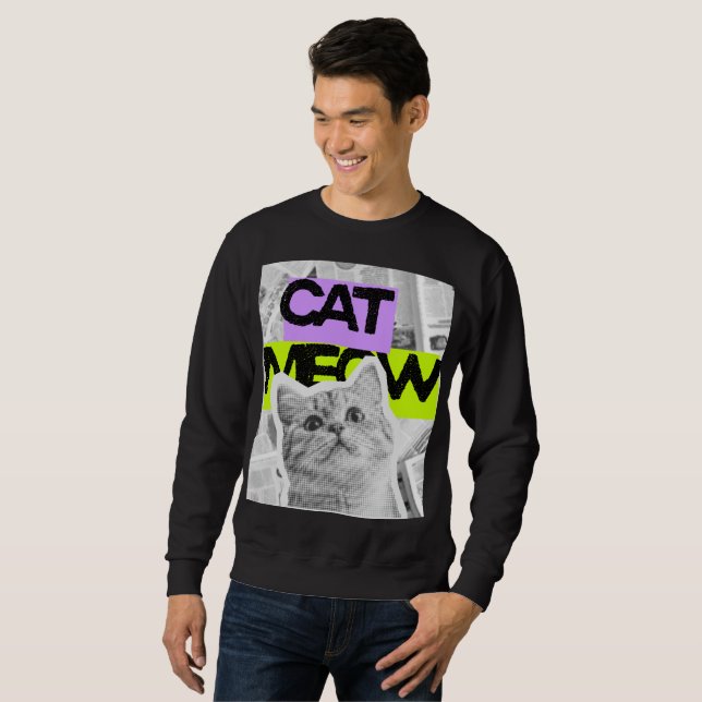 Sweatshirt Cat (Devant entier)