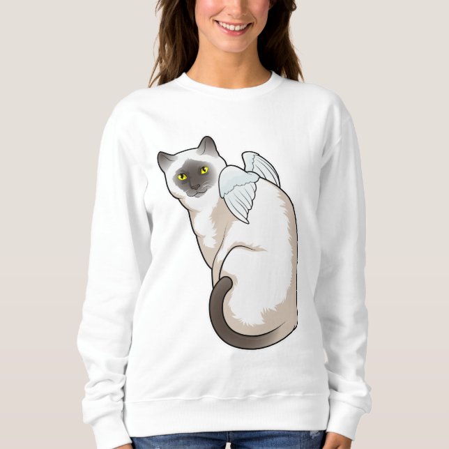 Sweatshirt Cat Angel (Devant)