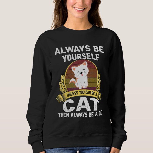 Sweatshirt Cat  Cat Cat Cat (Devant)