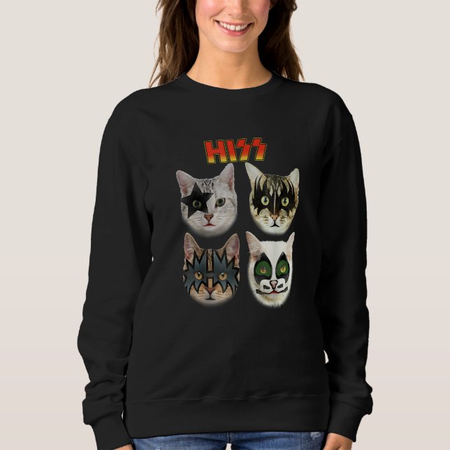 Sweatshirt Cat Cat  Cat Hiss Cat Owner Cat Humor (Devant)