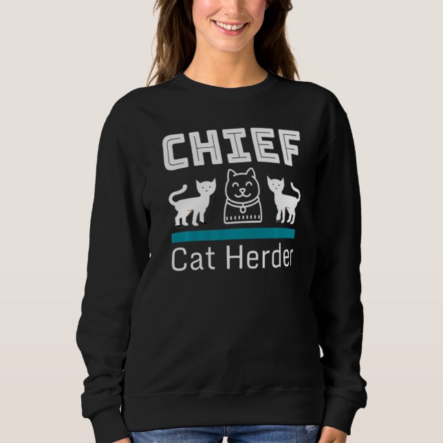 Sweatshirt Cat Herder (Devant)