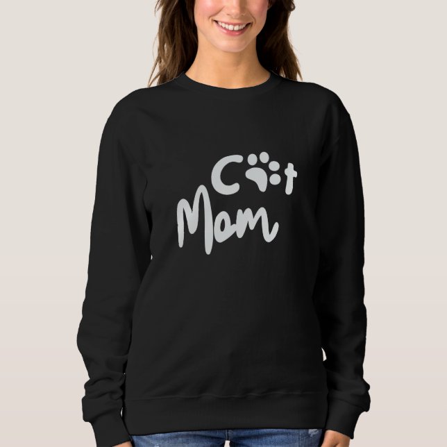 Sweatshirt Cat Mom (Devant)