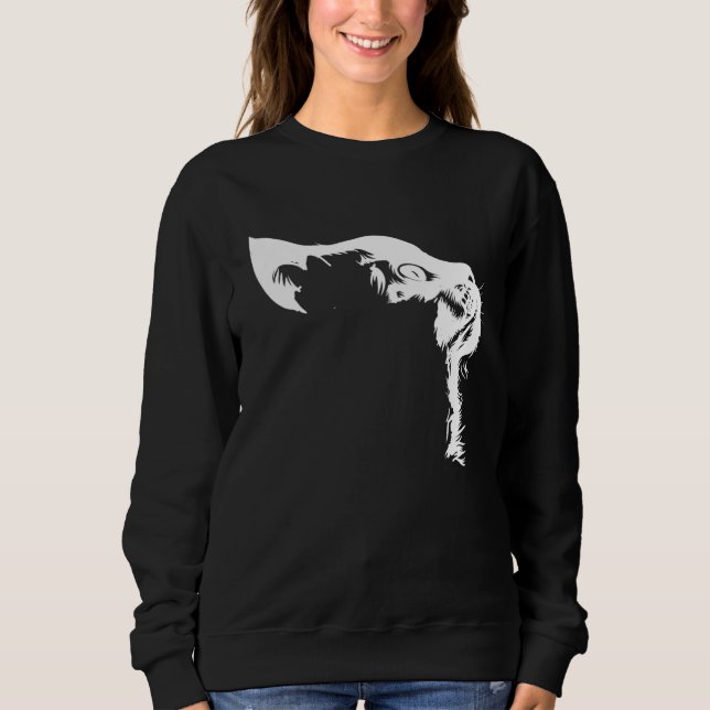 Sweatshirt Cat Mom Cat   Graphic Cat (Devant)
