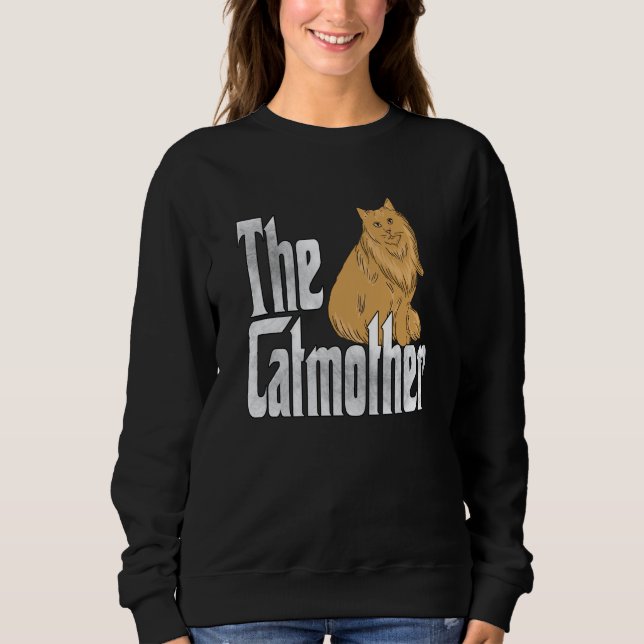 Sweatshirt Cat Mom The Catmother Crazy Cat Mother Kitty Mommy (Devant)