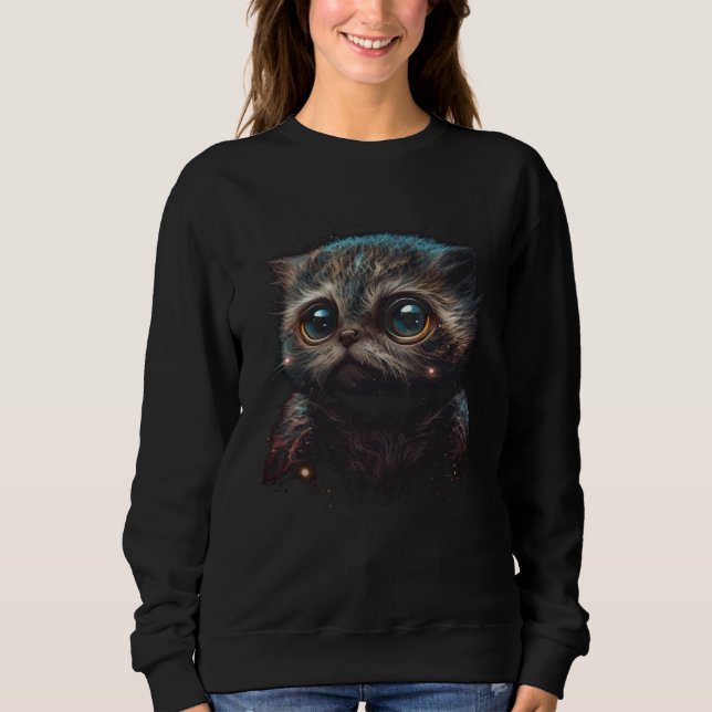Sweatshirt Cat Sloth Graphic Tees Men Women Boys Girls (Devant)