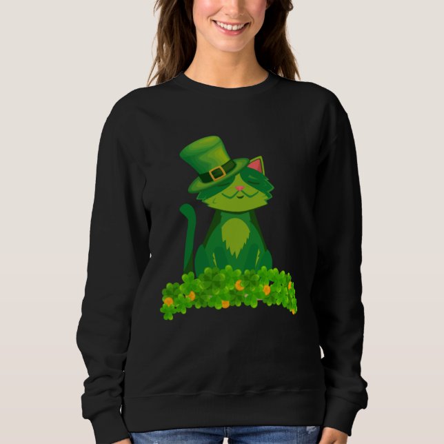 Sweatshirt Cat The Ultimate Guide to Celebrating St Patrick s (Devant)
