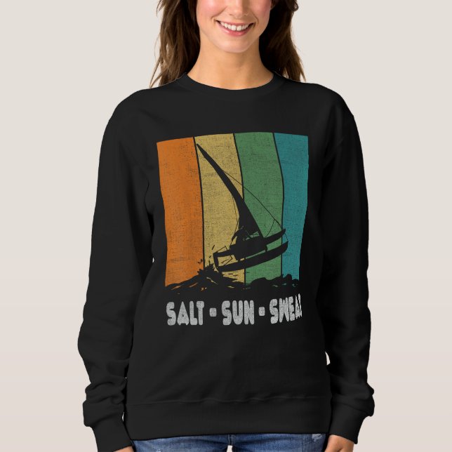 Sweatshirt Catamaran Boat Sailing 2 (Devant)