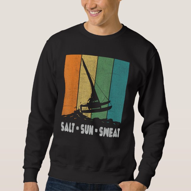 Sweatshirt Catamaran Boat Sailing 2 (Devant)